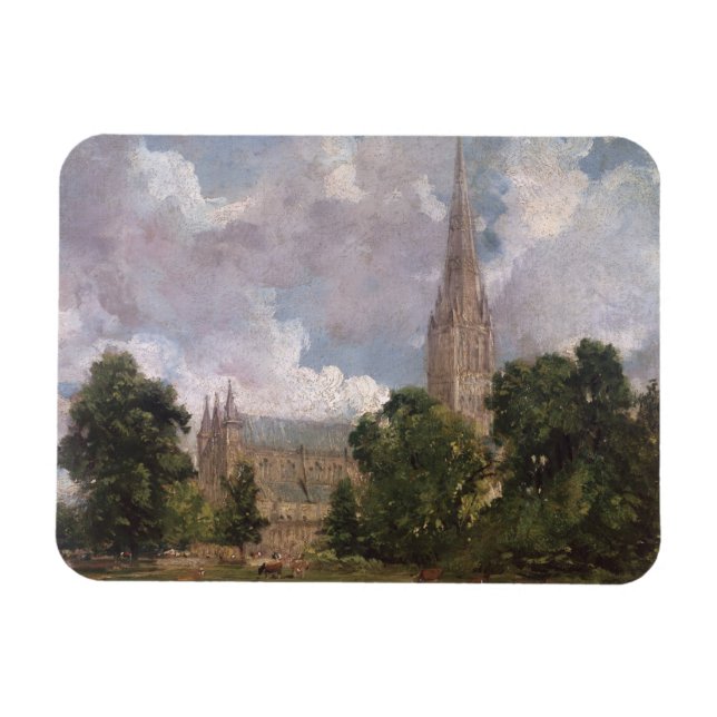 Imán John Constable | Catedral de Salisbury del sur (Horizontal)