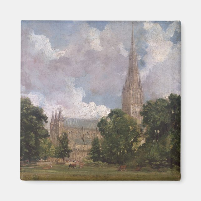 Imán John Constable | Catedral de Salisbury del sur (Frente)
