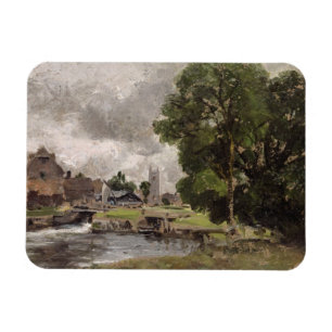 Imán John Constable   Dedham Lock y Mill