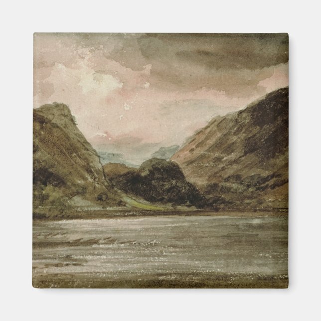 Imán John Constable | Derwentwater, Cumberland, c.1806 (Frente)