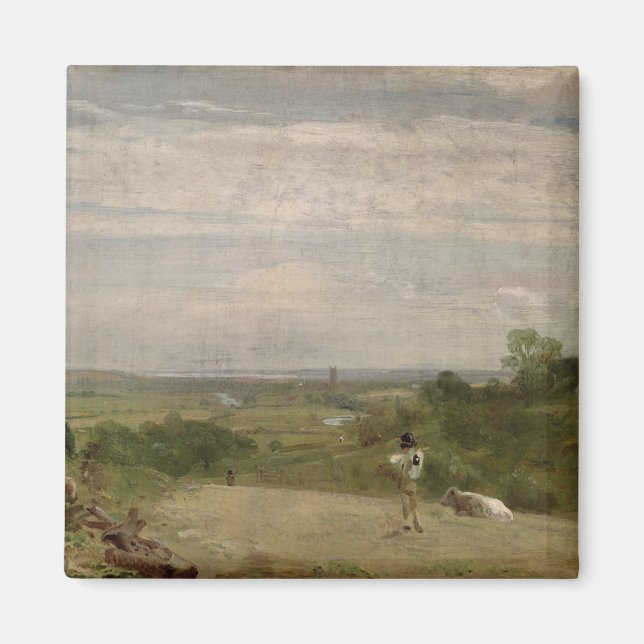 Imán John Constable | Mañana de verano: Dedham de Langh (Frente)