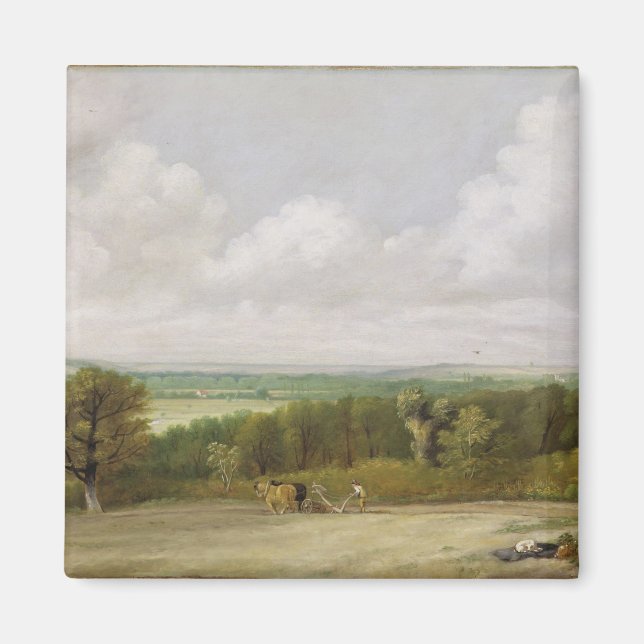 Imán John Constable | Paisaje: Luminosa escena en Suf (Frente)
