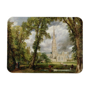 Imán John Constable Vista de la Catedral de Salisbury