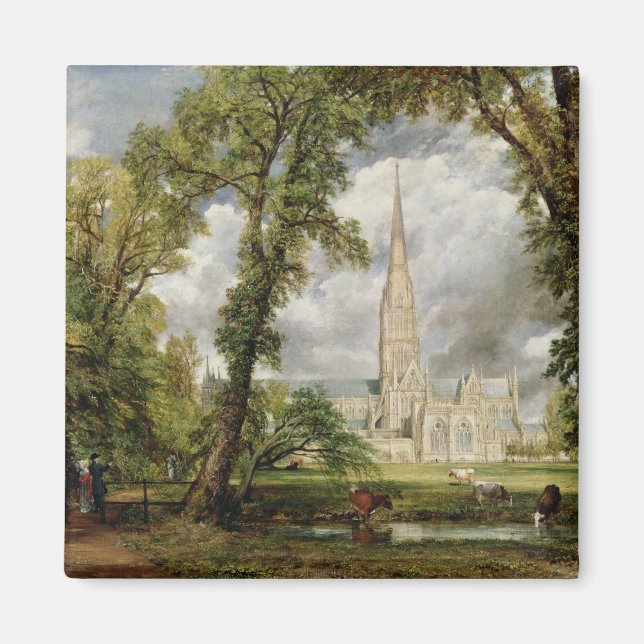 Imán John Constable | Vista de la Catedral de Salisbury (Frente)