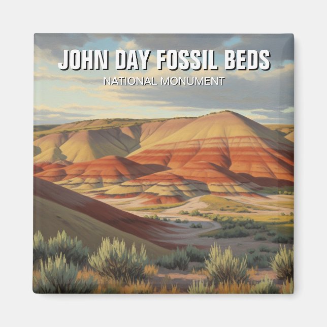 Imán John Day Fossil Beds National Monument Oregon (Frente)