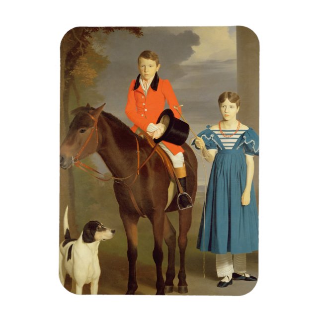 Imán John Gubins Newton y su hermana Mary, 1832-33 ( (Vertical)