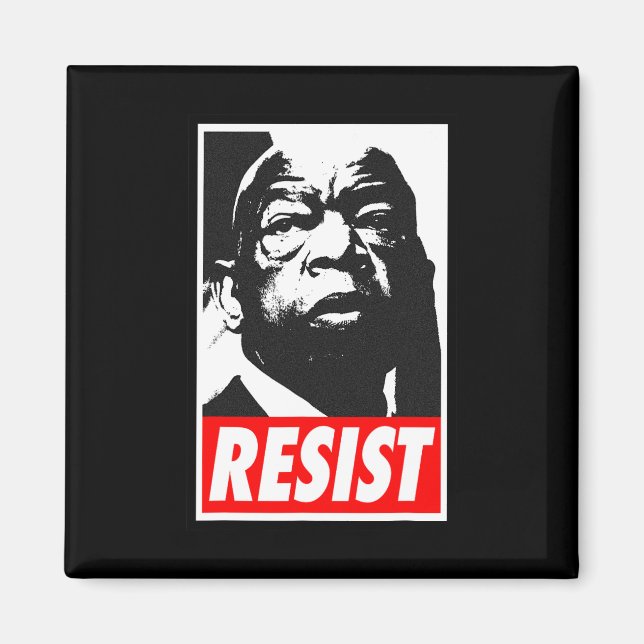 Imán John Lewis - Resist - 2020 (Frente)
