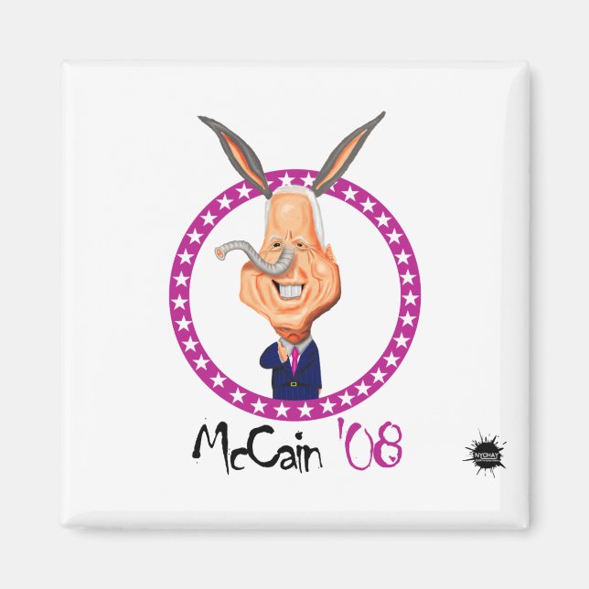 Imán JOHN-McCAIN Magnet (Frente)