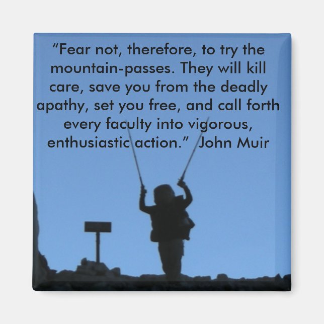 Imán John Muir Magnet (Frente)