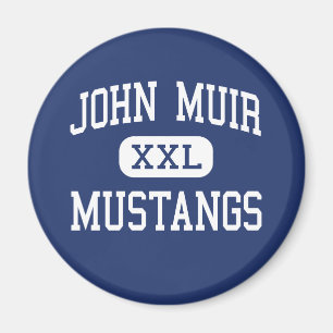 Imán John Muir - Mustangs - High - Pasadena California