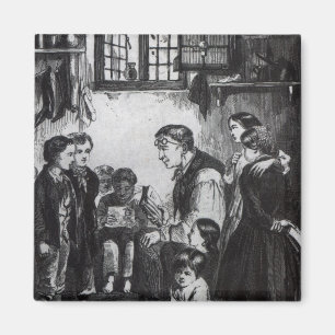 Imán John Pounds enseñando a los niños en su casa