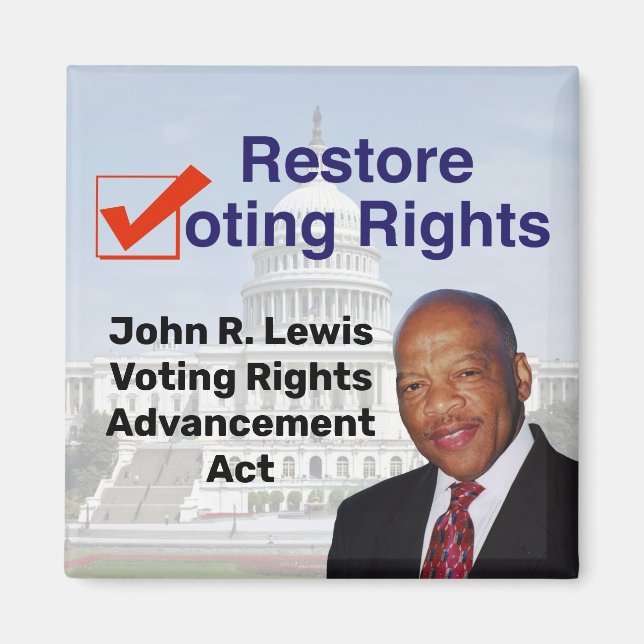 Imán John R. Lewis Voting Rights Advancement Act (Frente)