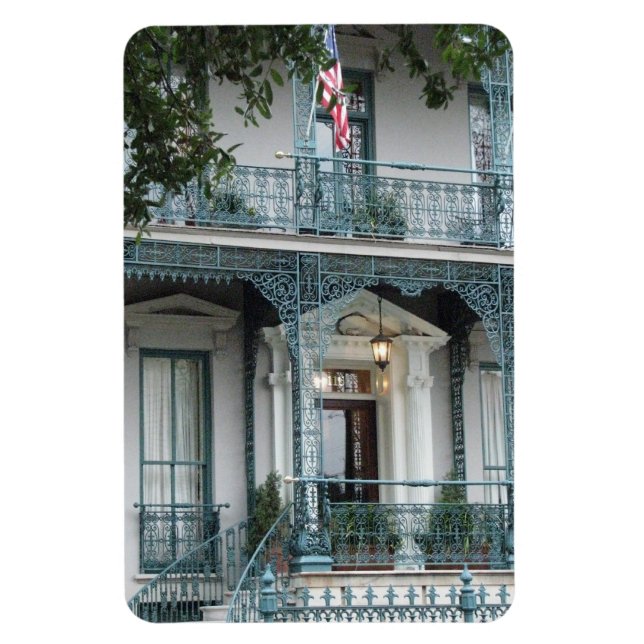 Imán John Rutledge House Inn, Charleston SC Magnet (Vertical)