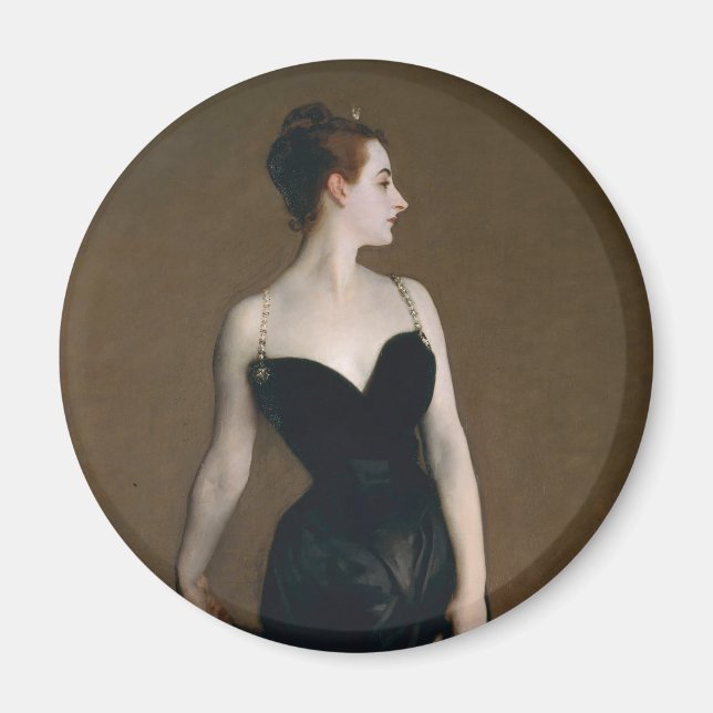 Imán John Singer Sargent Madame X Classic Retrato (Frente)