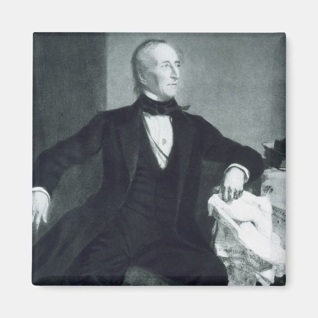 Imán John Tyler, décimo presidente de los Estados Unido (Frente)