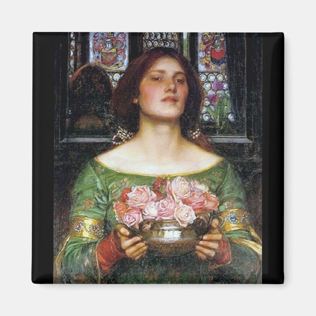 Imán John Waterhouse - Gather Ye Rosebuds (Frente)