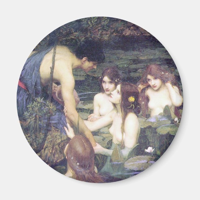 Imán John William Waterhouse - Hylas y los ninfas (Frente)
