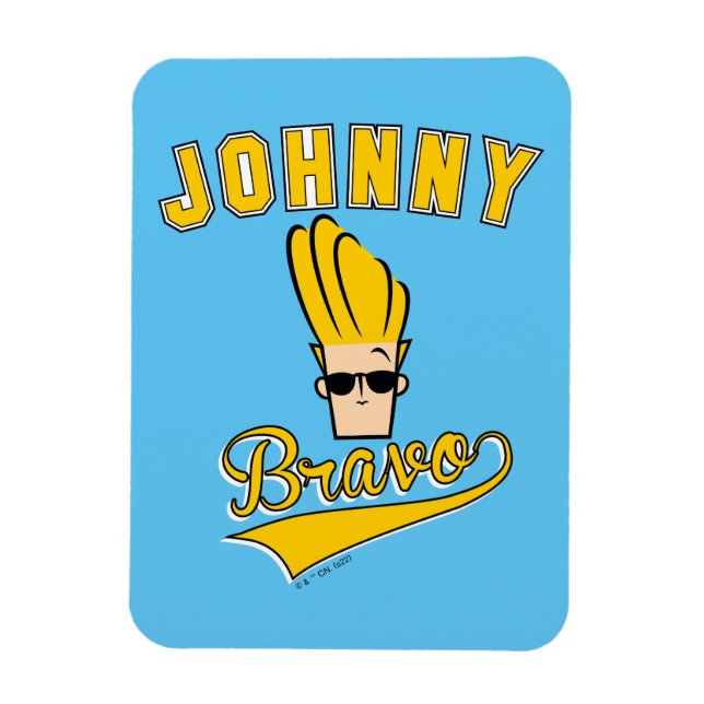 Imán Johnny Bravo Collegiate Graphic (Vertical)
