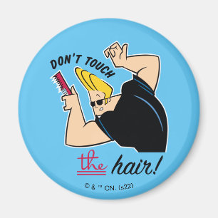 Imán Johnny Bravo Comb - ¡No Toques El Pelo!
