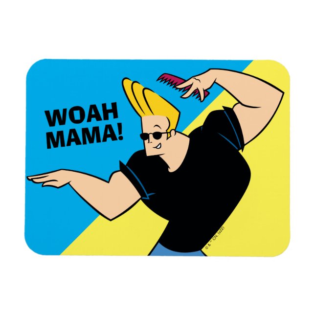 Imán Johnny Bravo Combing Hair (Horizontal)