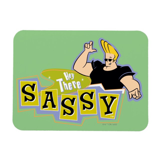 Imán Johnny Bravo - Hey There Sassy (Horizontal)