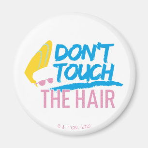 Imán Johnny Bravo - No toques el gráfico del pelo