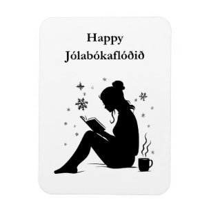 Imán Jolabokaflod - Inundación de libros en Islandia