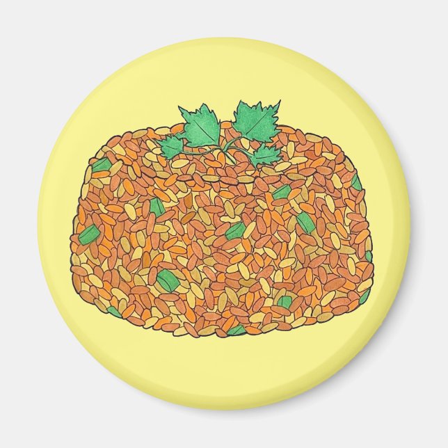 Imán Jollof Rice comida ghanesa nigeriana de África Occ (Frente)