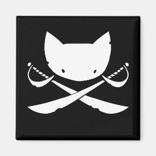 Imán Jolly Kitty Pirate Magnet