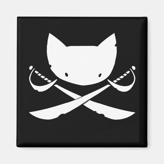 Imán Jolly Kitty Pirate Magnet (Frente)