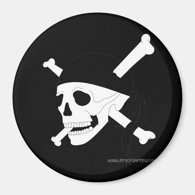 Imán Jolly Roger #1 (Frente)