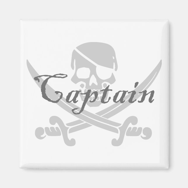 Imán Jolly Roger Captain (Frente)