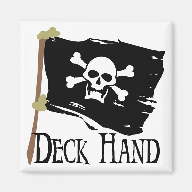 Imán Jolly Roger Deck Hand (Frente)