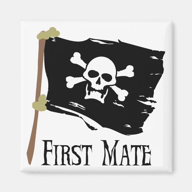 Imán Jolly Roger First Mate (Frente)
