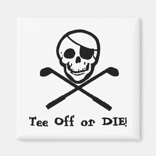 Imán Jolly Roger Golfing Magnet (Frente)