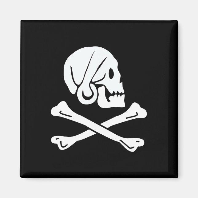 Imán Jolly Roger Henry cada bandera pirata (Frente)