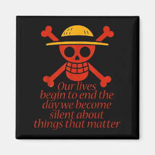 Imán Jolly Roger Nuestras Vidas Cosas que Importan