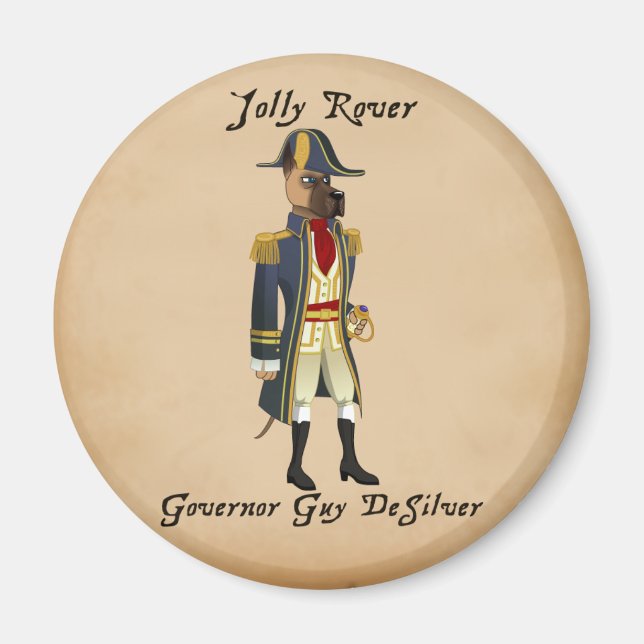 Imán Jolly Rover - Desilver Magnet (Frente)