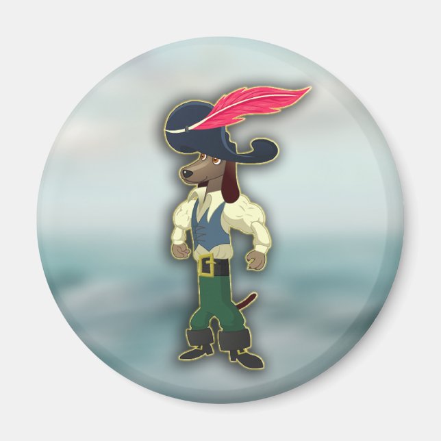 Imán Jolly Rover - Gaius Magnet (Frente)