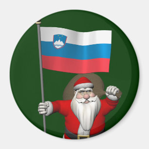 Imán Jolly Santa Visiting Eslovenia