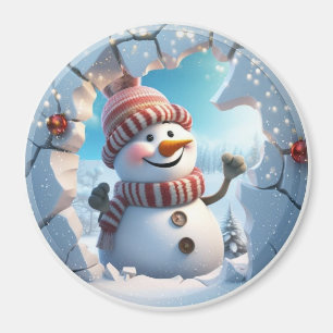 Imán Jolly Snowman