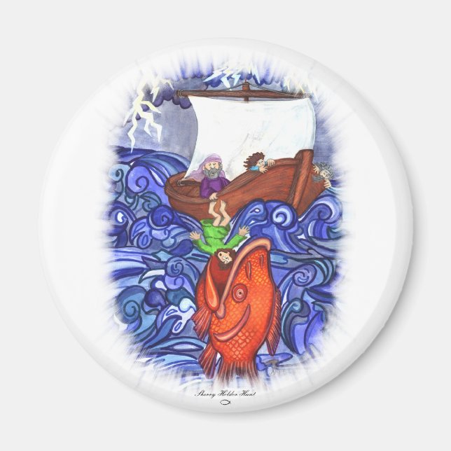 Imán Jonah y los peces grandes (Frente)