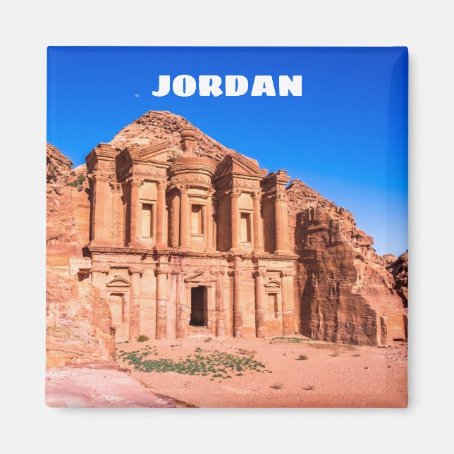 imán jordano con monasterio de Petra (Frente)