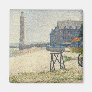 Imán Jorte Pedro Seurat el   el faro en Honfleur