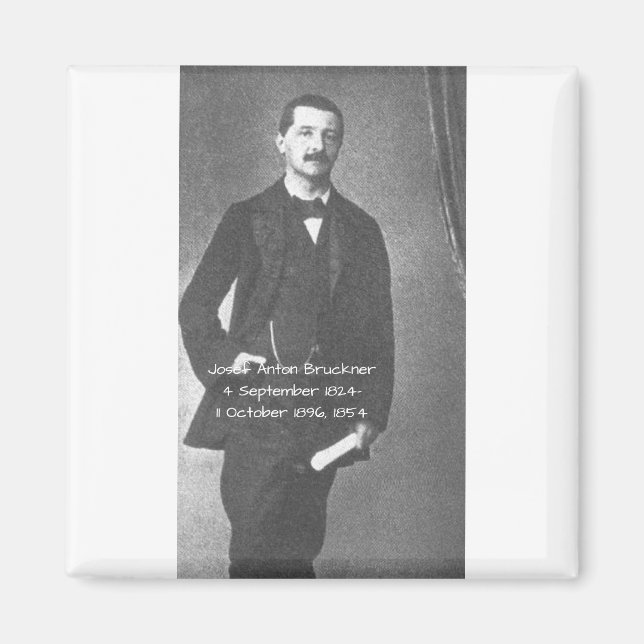 Imán Josef Anton Bruckner 1854 (Frente)