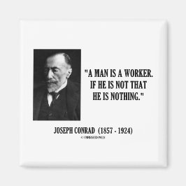 Imán Joseph Conrad Un Hombre Es Una Cita De Trabajador