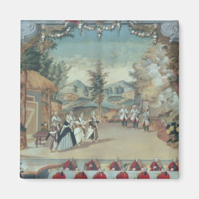 Imán Joseph Haydn en su primera presentación de su óper (Frente)