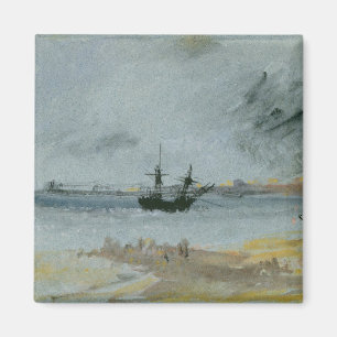 Imán Joseph Mallord William Turner Barco en tierra, Br