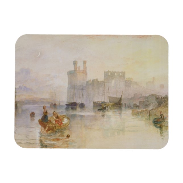 Imán Joseph Mallord William Turner | Castillo de Caerna (Horizontal)