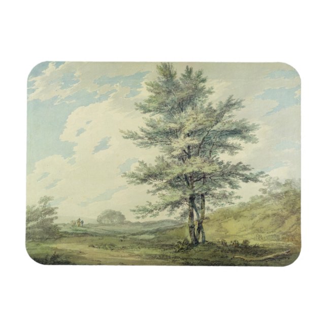 Imán Joseph Mallord William Turner | Paisaje con Tre (Horizontal)